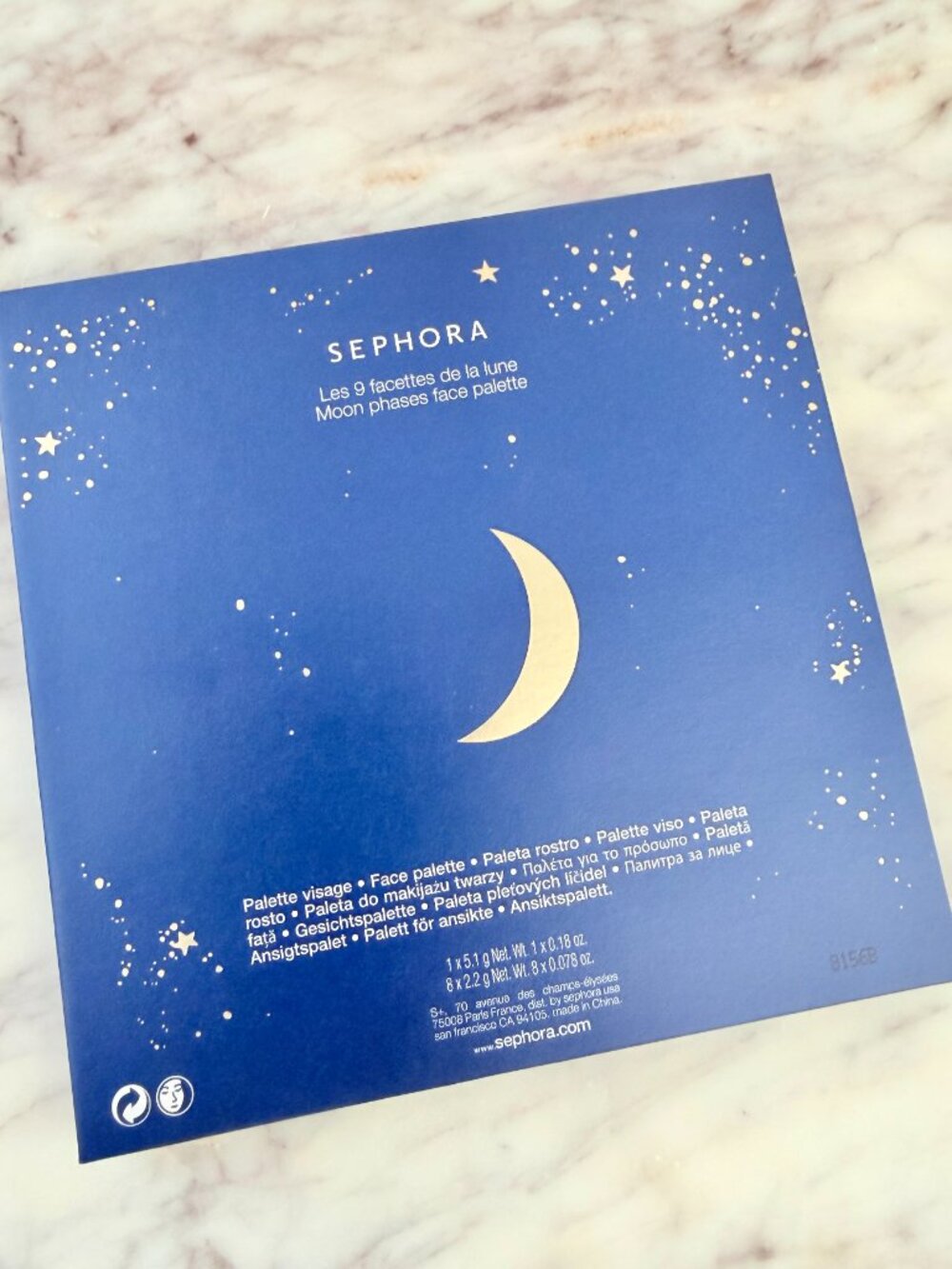 🌖 Sephora Moon Phase Face Blush Highlighter Bronzer Palette - Picture 6 of 7